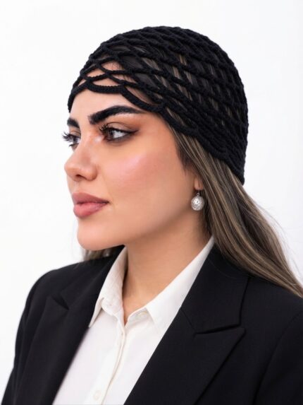 کلاه توری زنانه دستبافت الیا مدل Mira